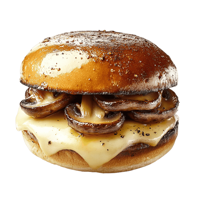 Swiss Mush' Burger